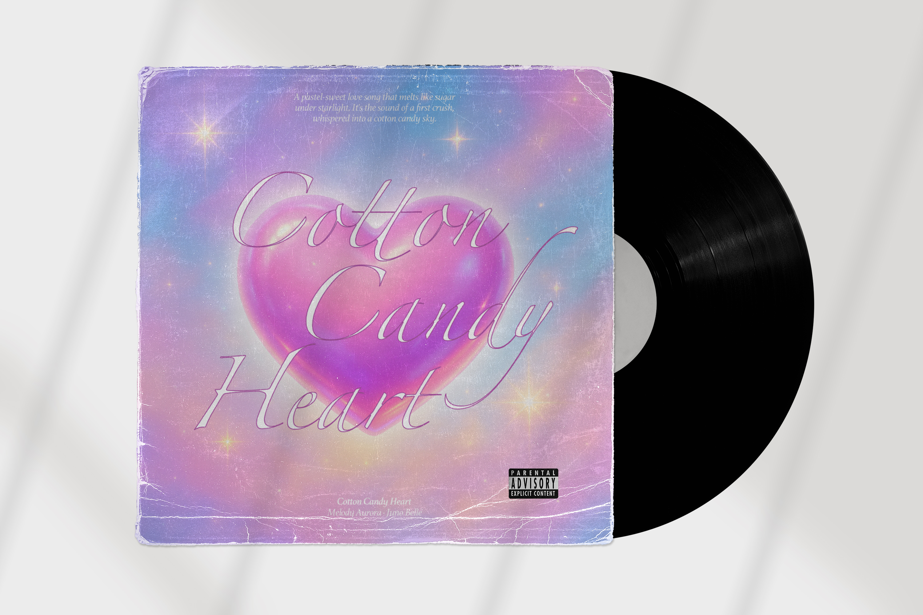 Cotton Candy Heart 드림팝 싱글 앨범커버 디자인 시안