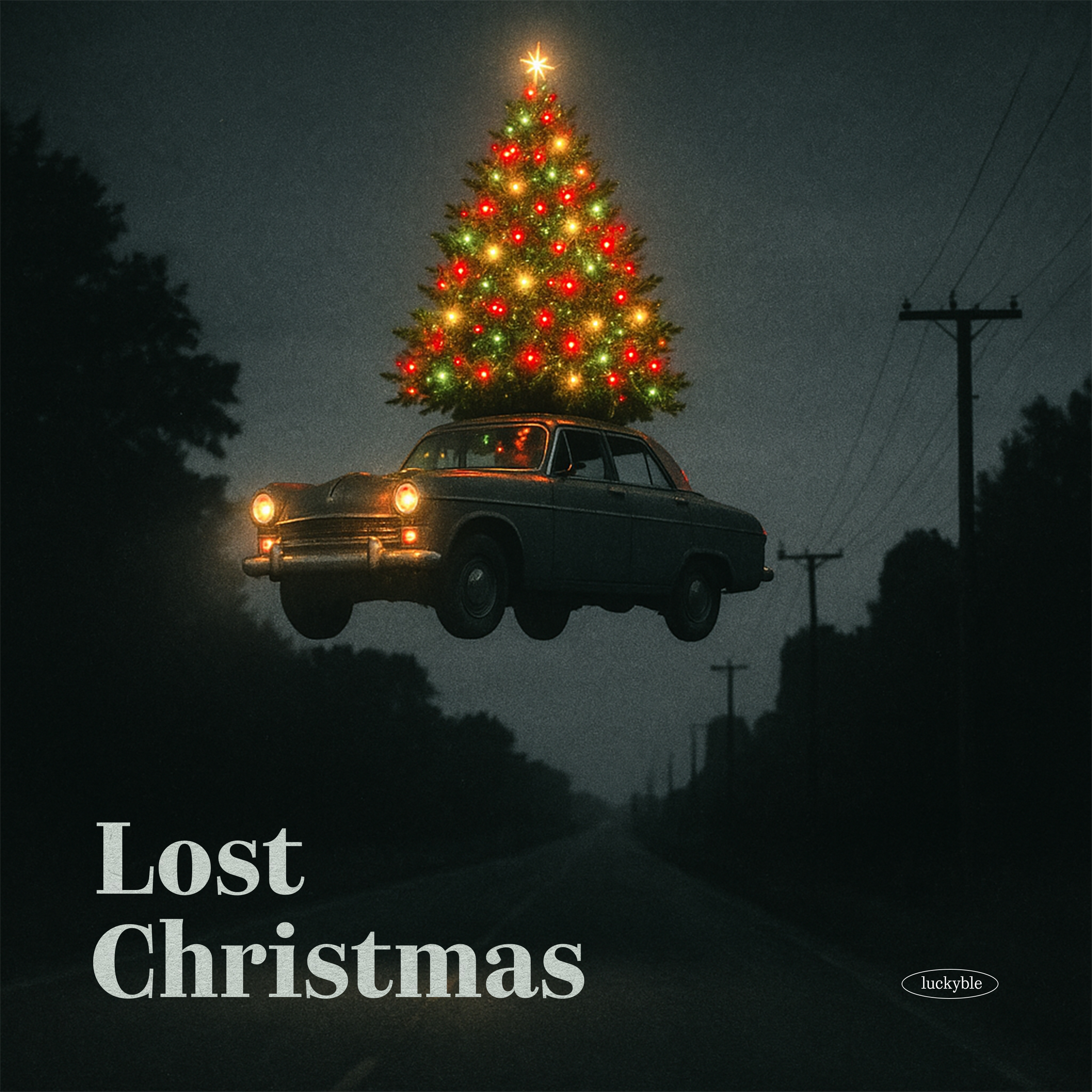 Lost Christmas 겨울 싱글 앨범 자켓 디자인