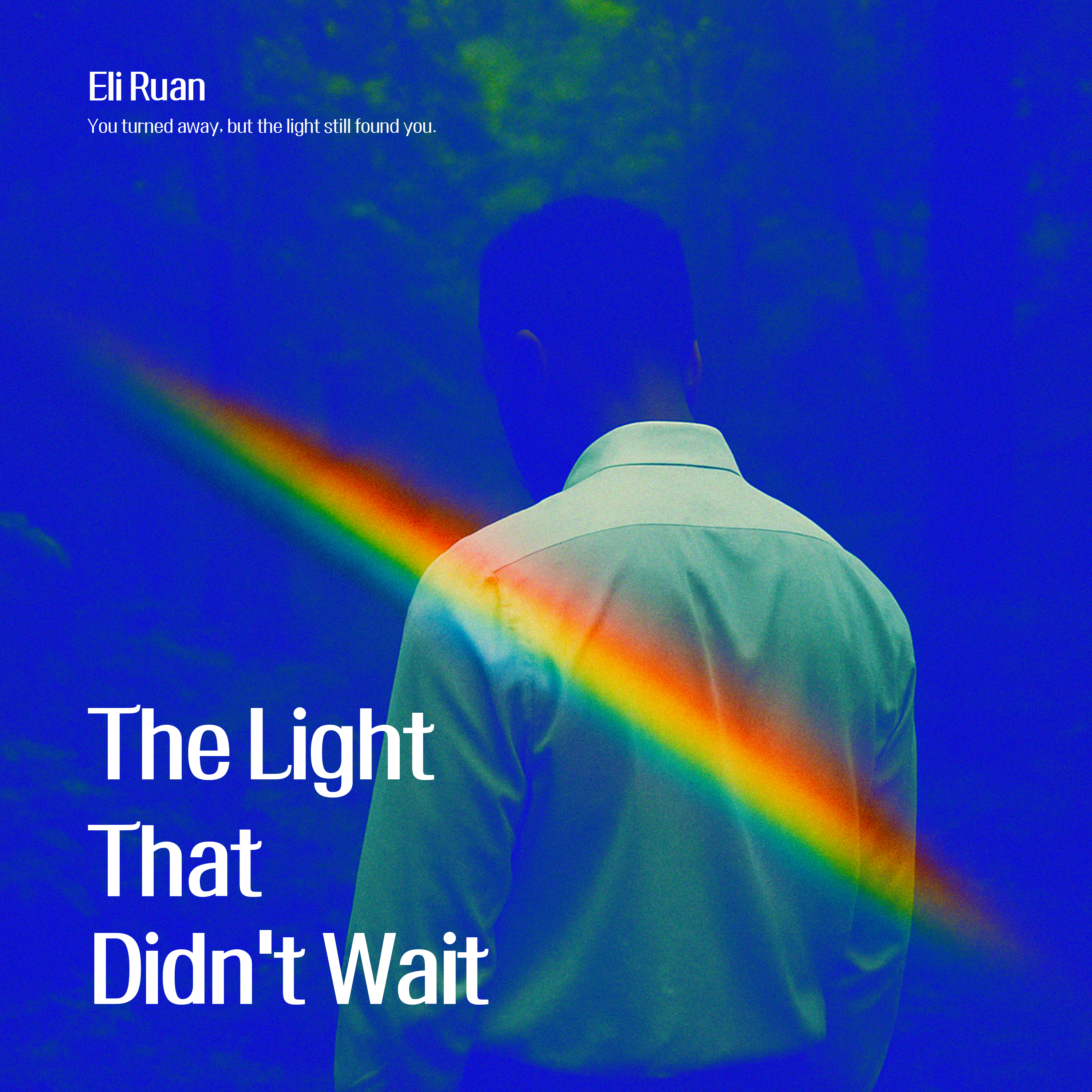 The Light That Didn’t Wait 레인보우 라이트 음원커버 디자인
