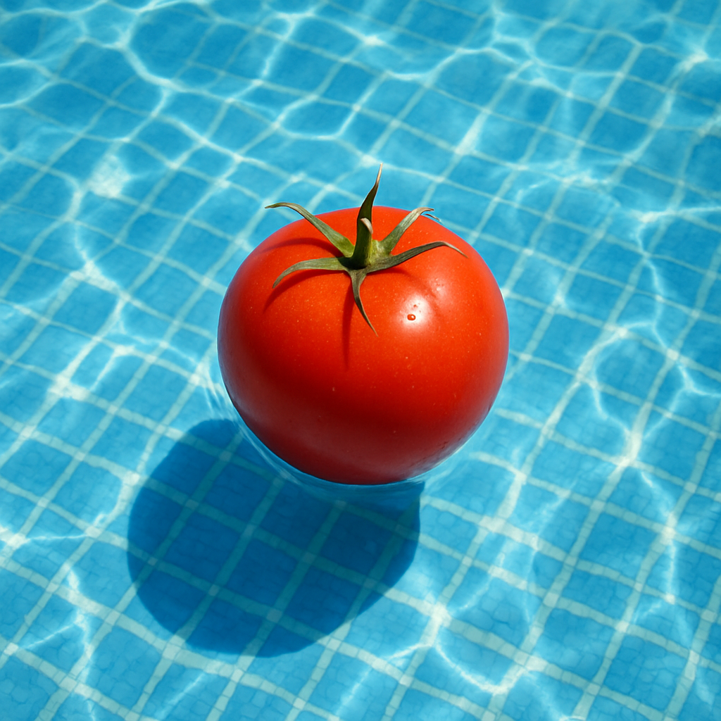 SWIMMING TOMATO 서머 트랙 앨범 자켓 원본 이미지